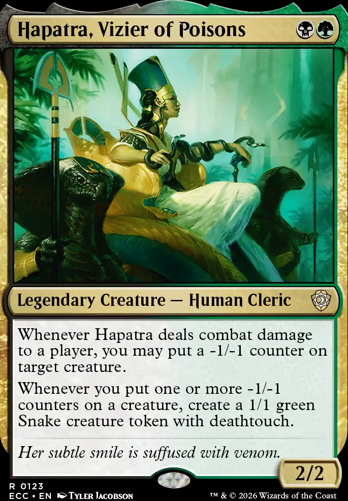 Commander: Hapatra, Vizier of Poisons