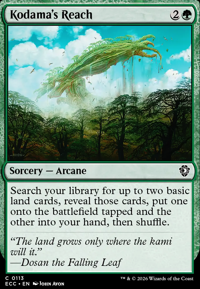 Featured card: Kodama's Reach