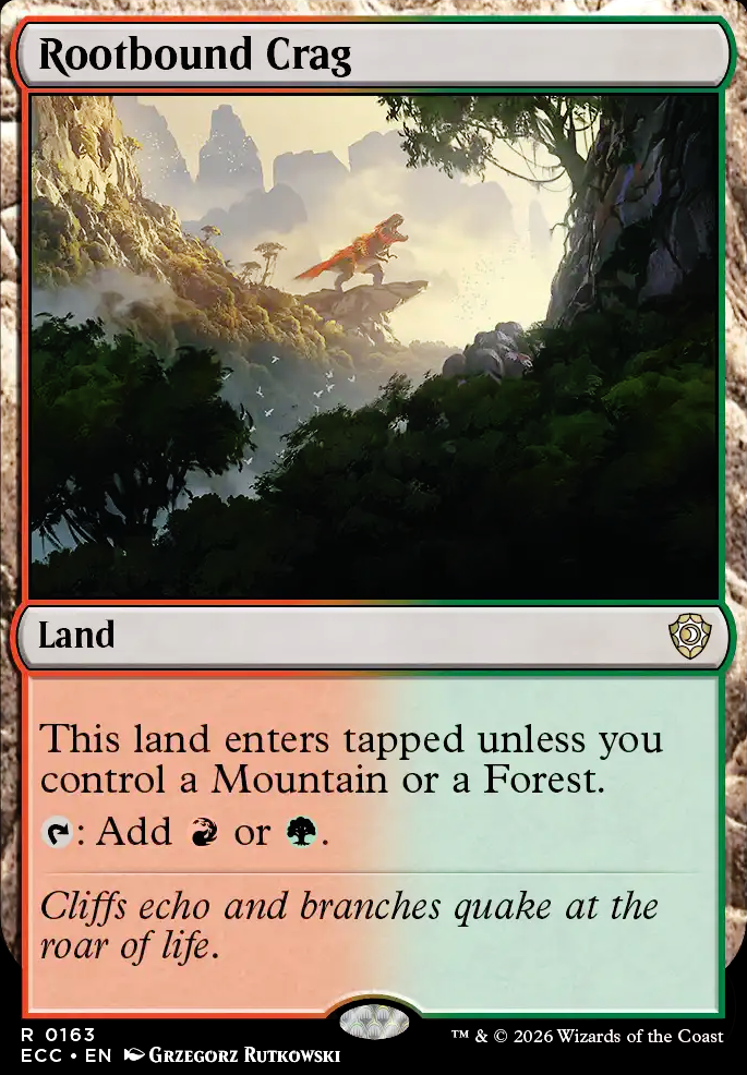 Featured card: Rootbound Crag