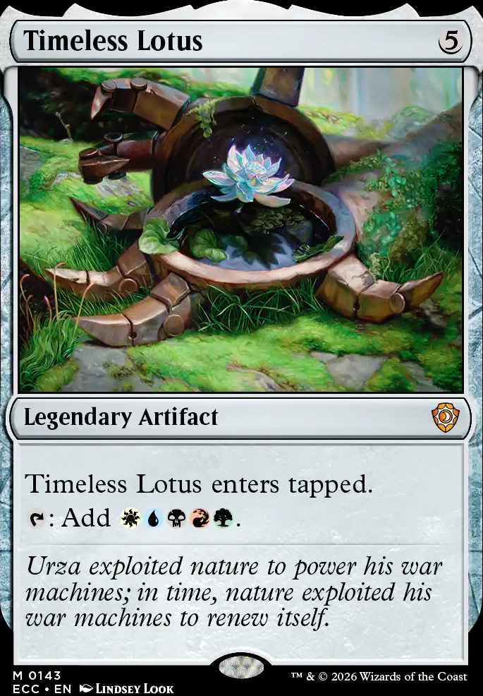 Timeless Lotus feature for Jodah and His 5-Color Dumpster Fire