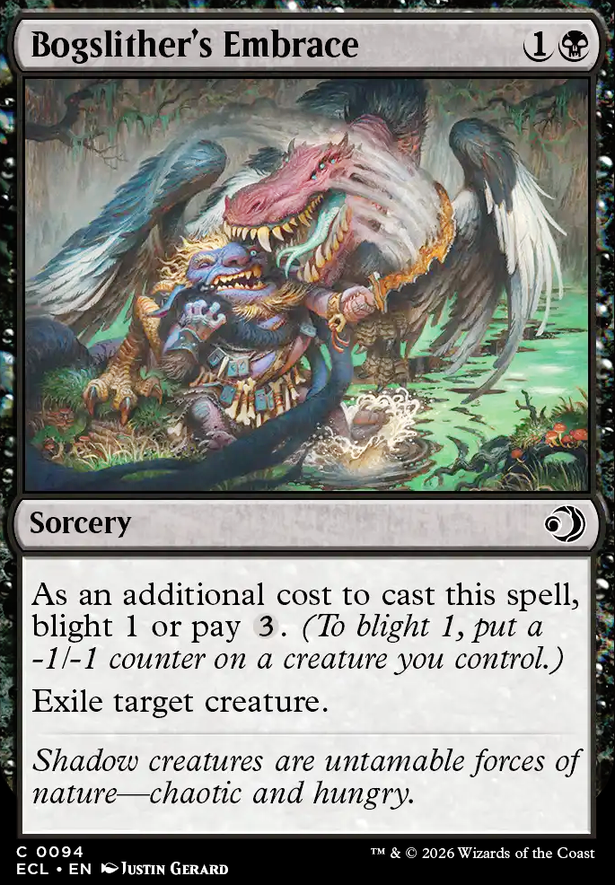 Bogslither's Embrace feature for Morcant feet tribal