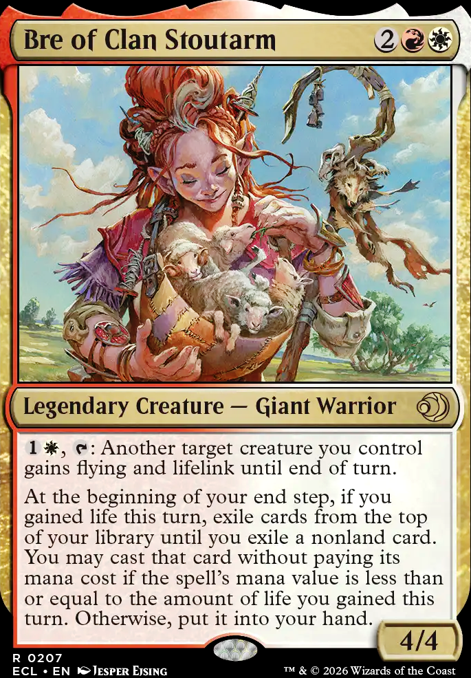 Bre of Clan Stoutarm feature for Gentlest Giant | Bre EDH