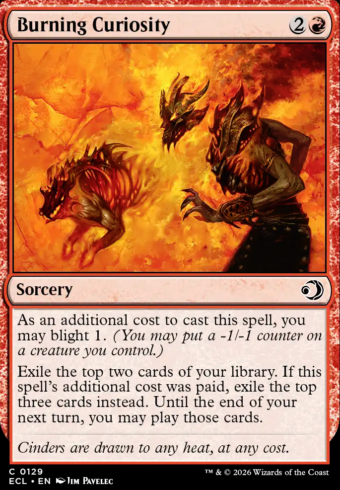 Burning Curiosity