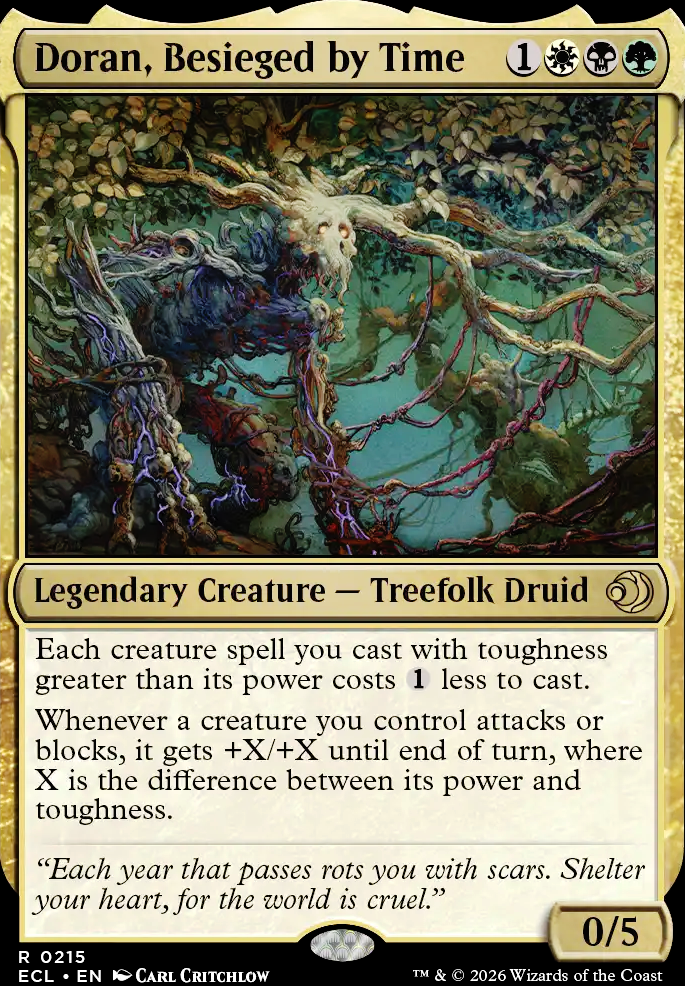 Doran, Besieged by Time feature for Abzan - Rat Infested Treefolk - New Doran