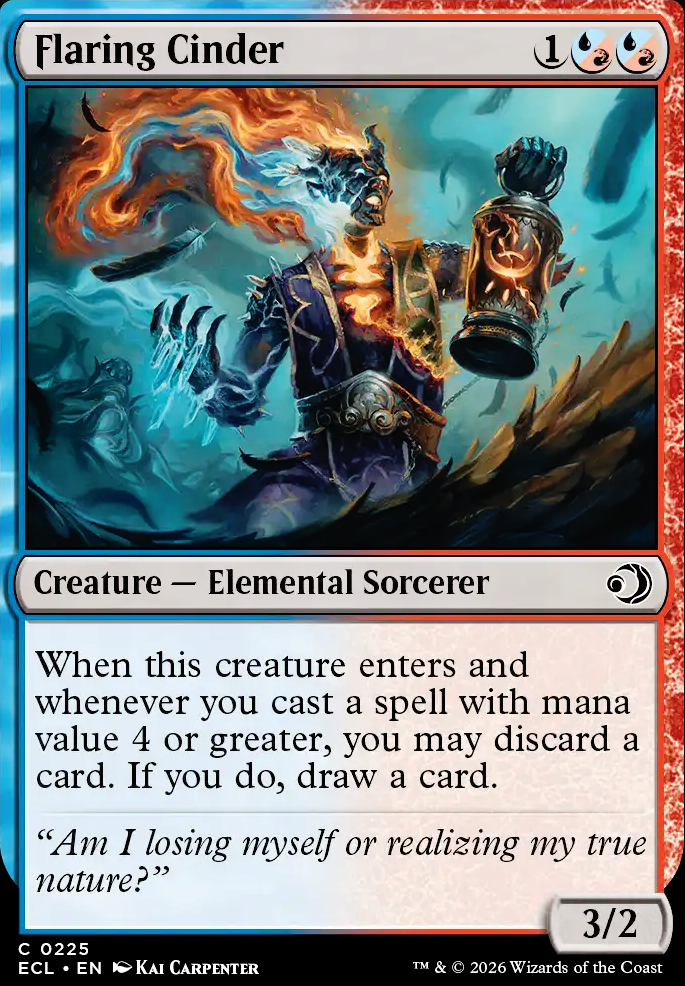 Featured card: Flaring Cinder