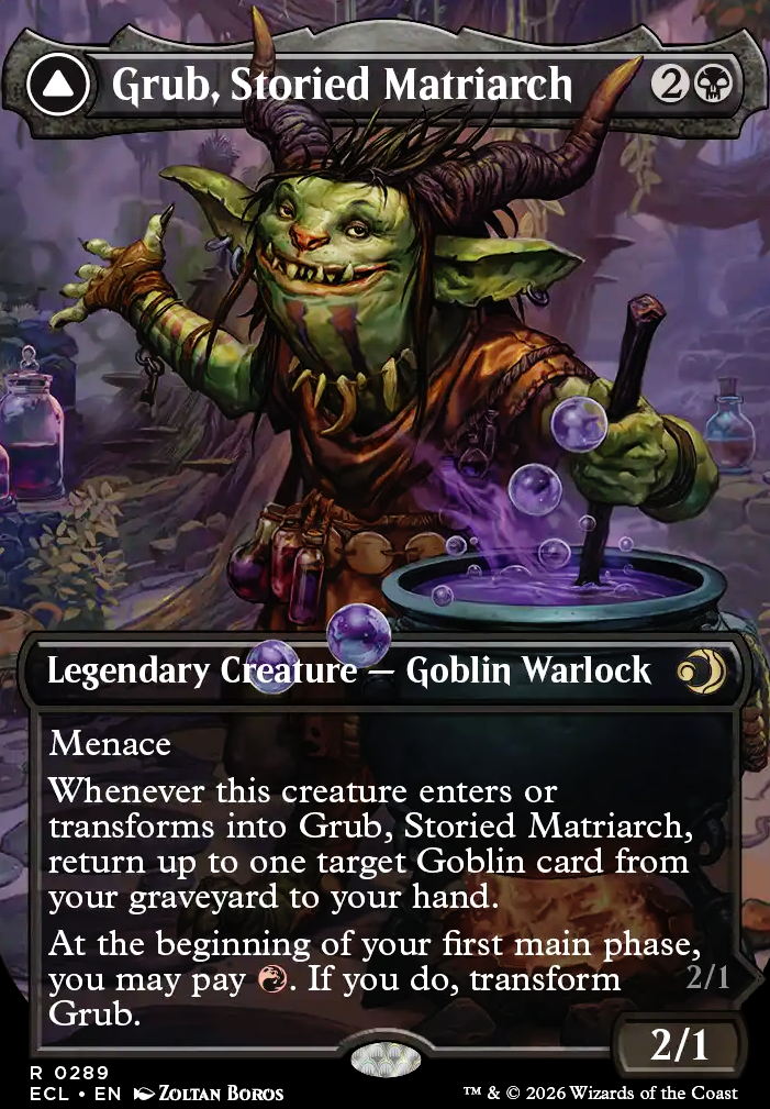 Commander: Grub, Storied Matriarch