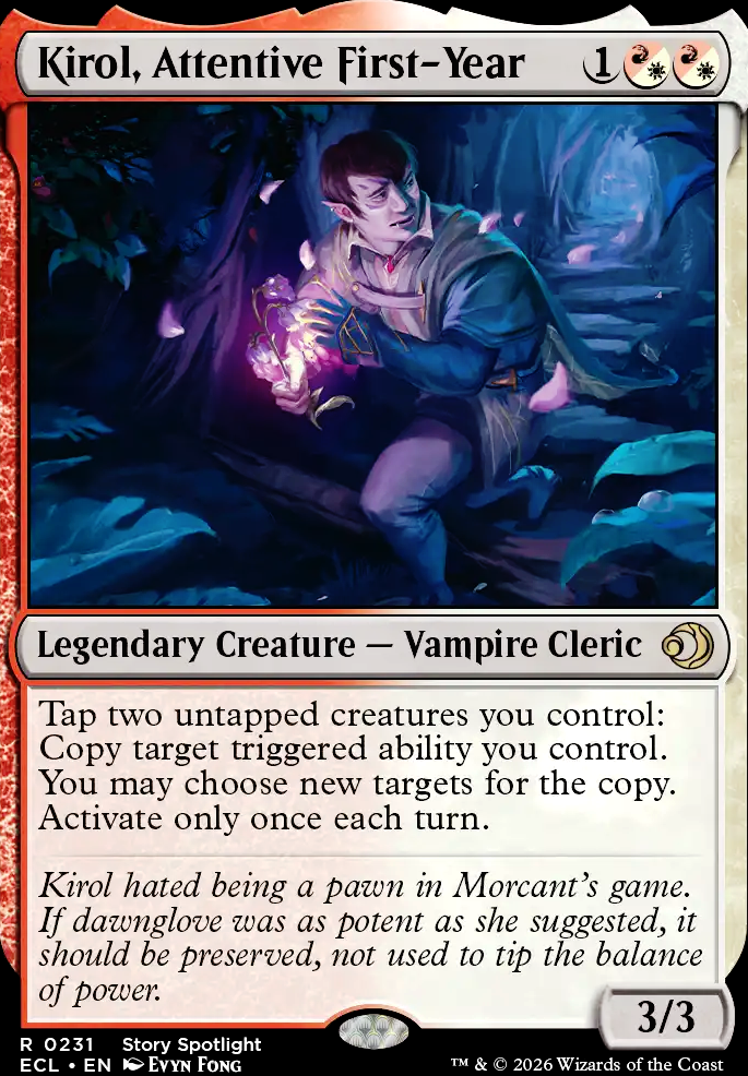 Featured card: Kirol, Attentive First-Year