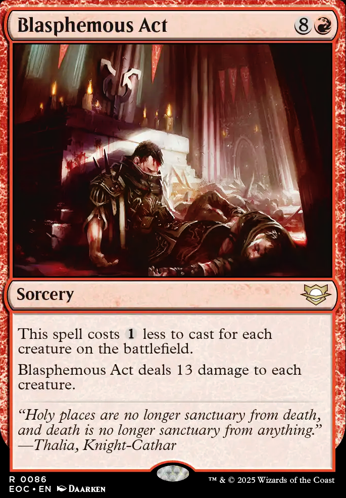 Featured card: Blasphemous Act