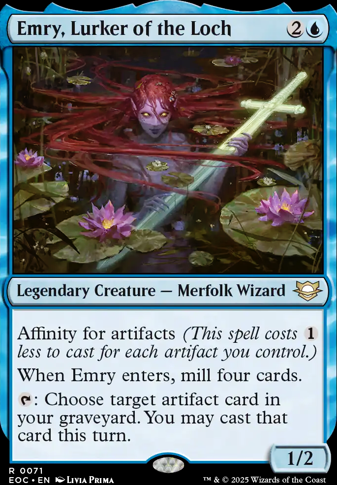 Emry, Lurker of the Loch feature for Premortem Surge