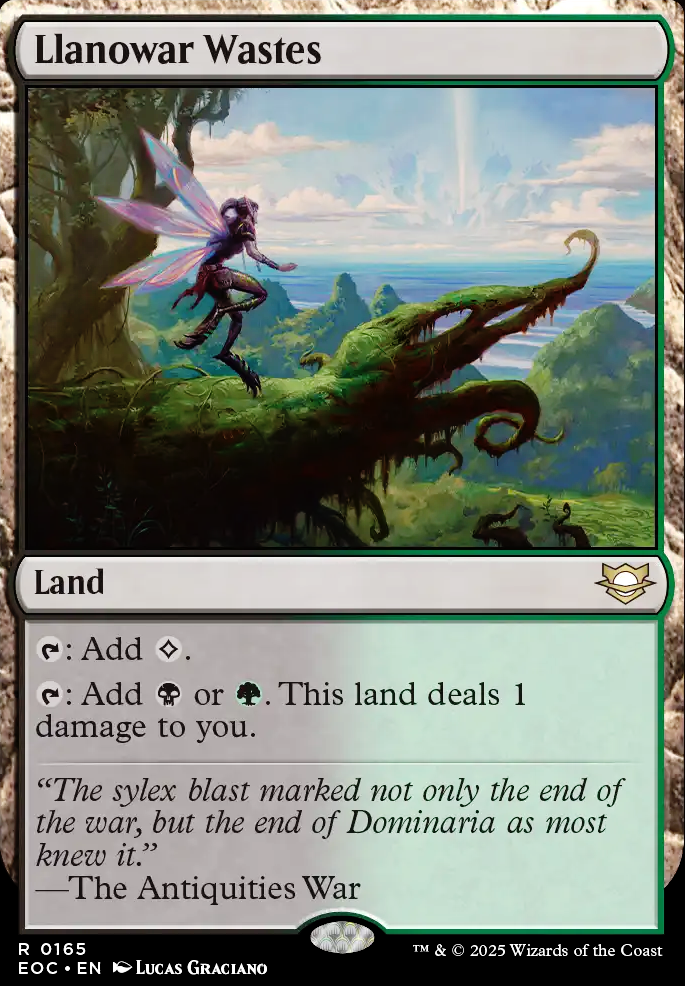 Featured card: Llanowar Wastes
