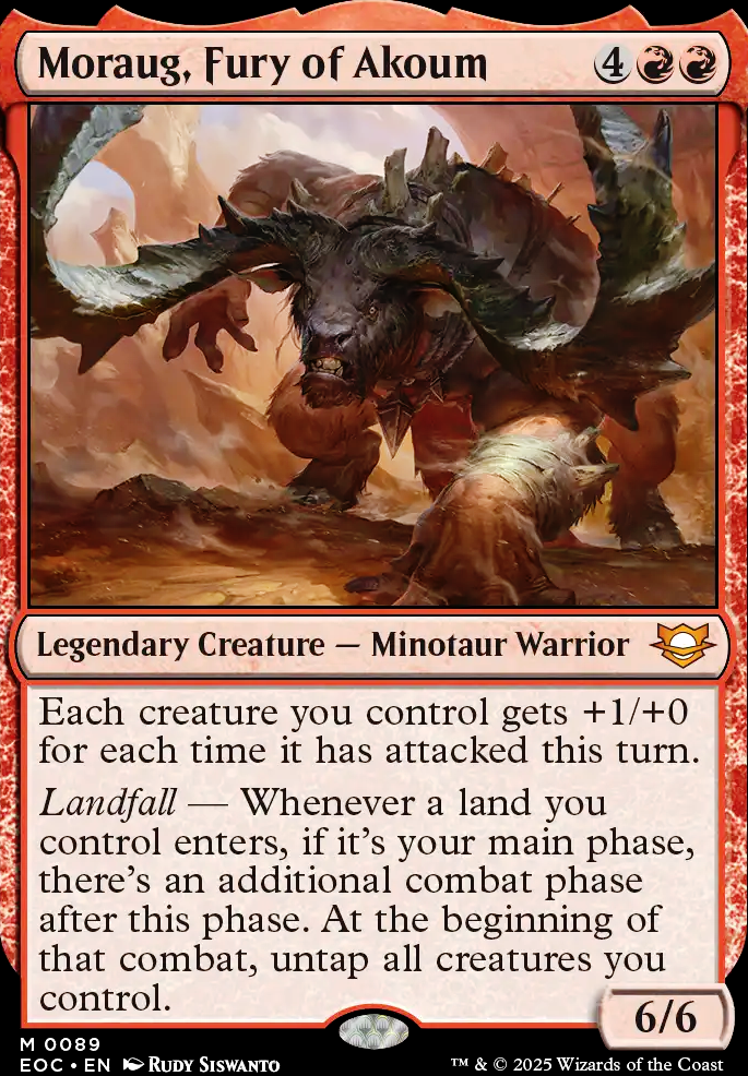 Moraug, Fury of Akoum feature for Momo: Twice the horns, twice the fun
