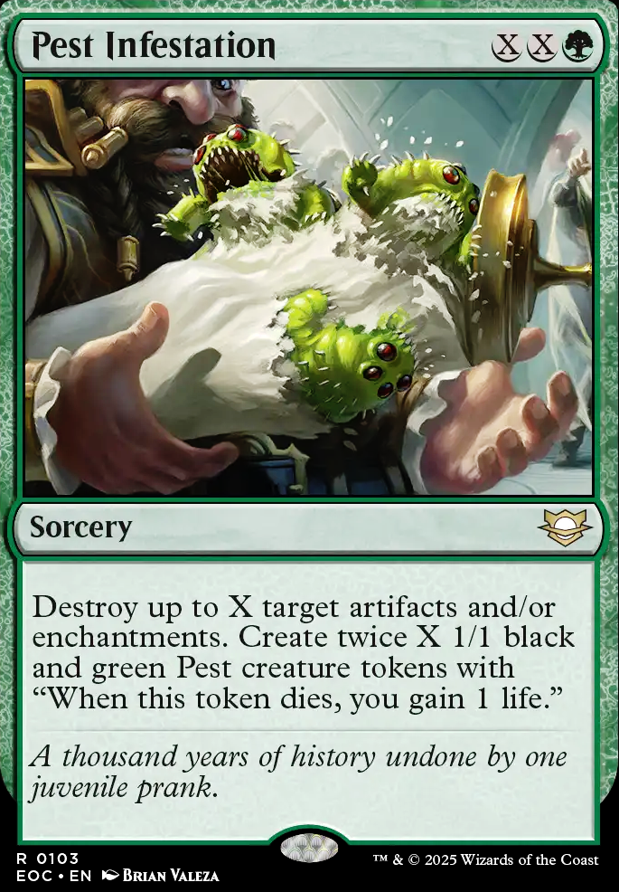 Pest Infestation feature for Willowdusk Essence Seer