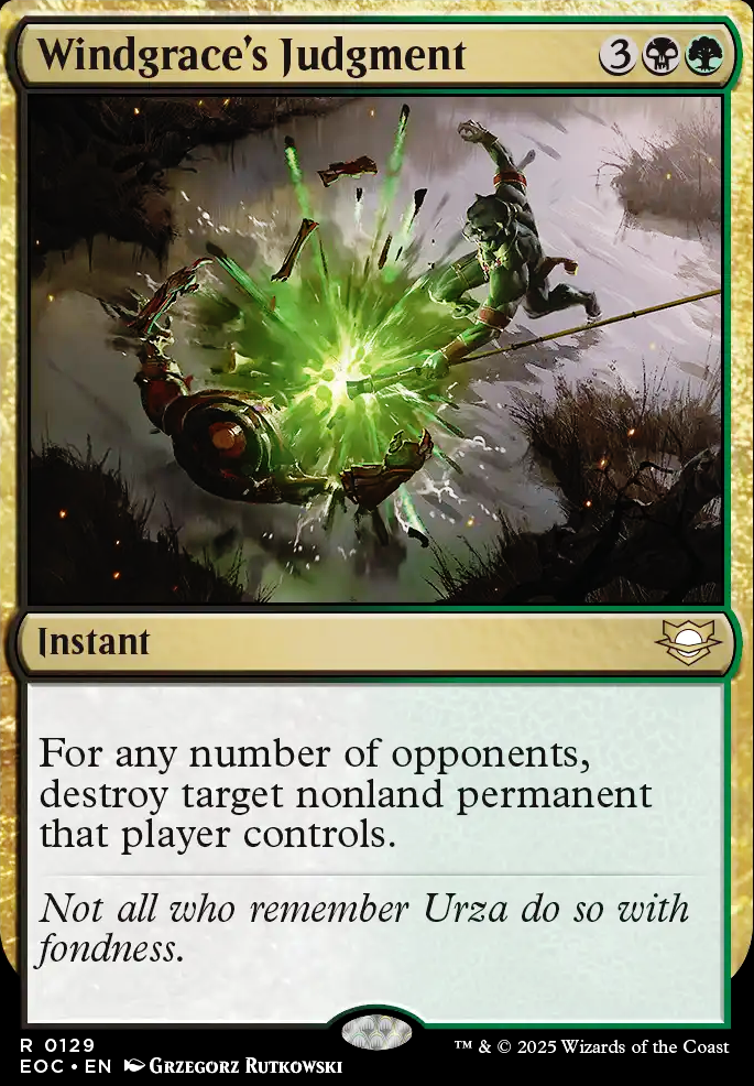 Featured card: Windgrace's Judgment