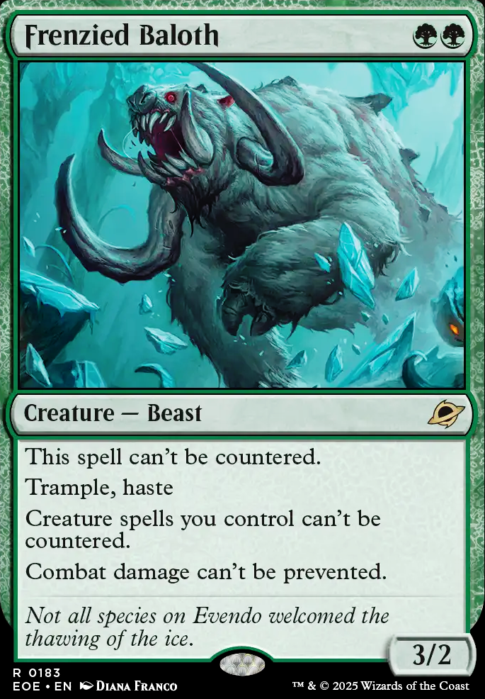 Frenzied Baloth feature for Landfall