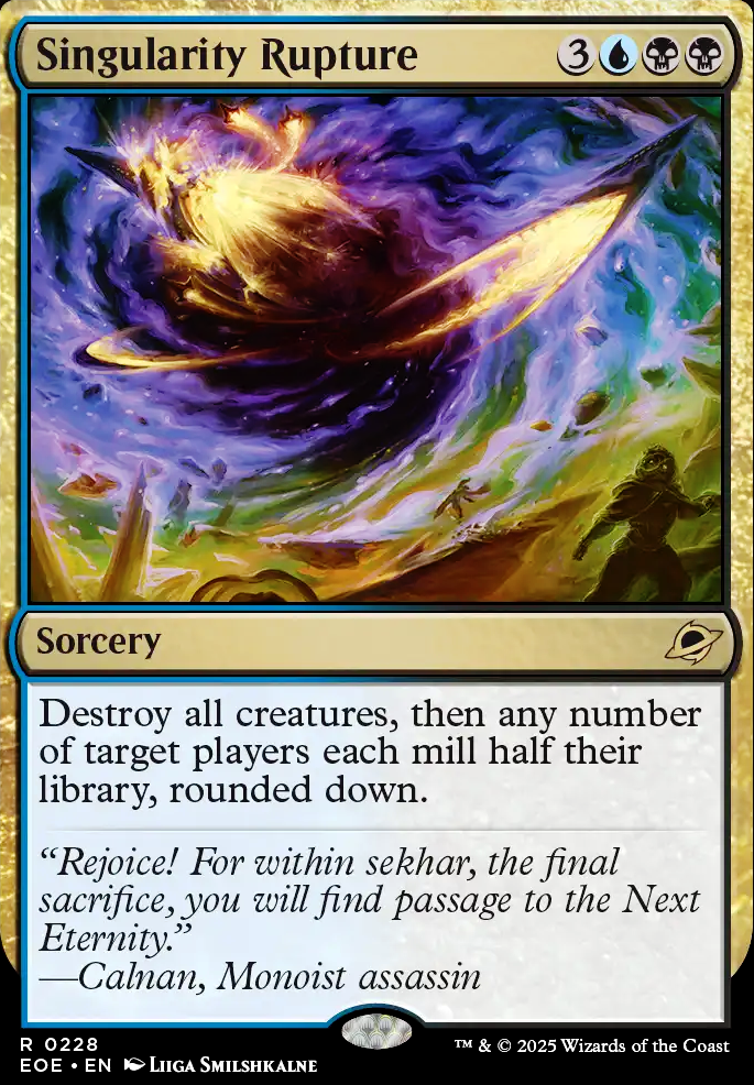 Singularity Rupture feature for Singularity Rupture