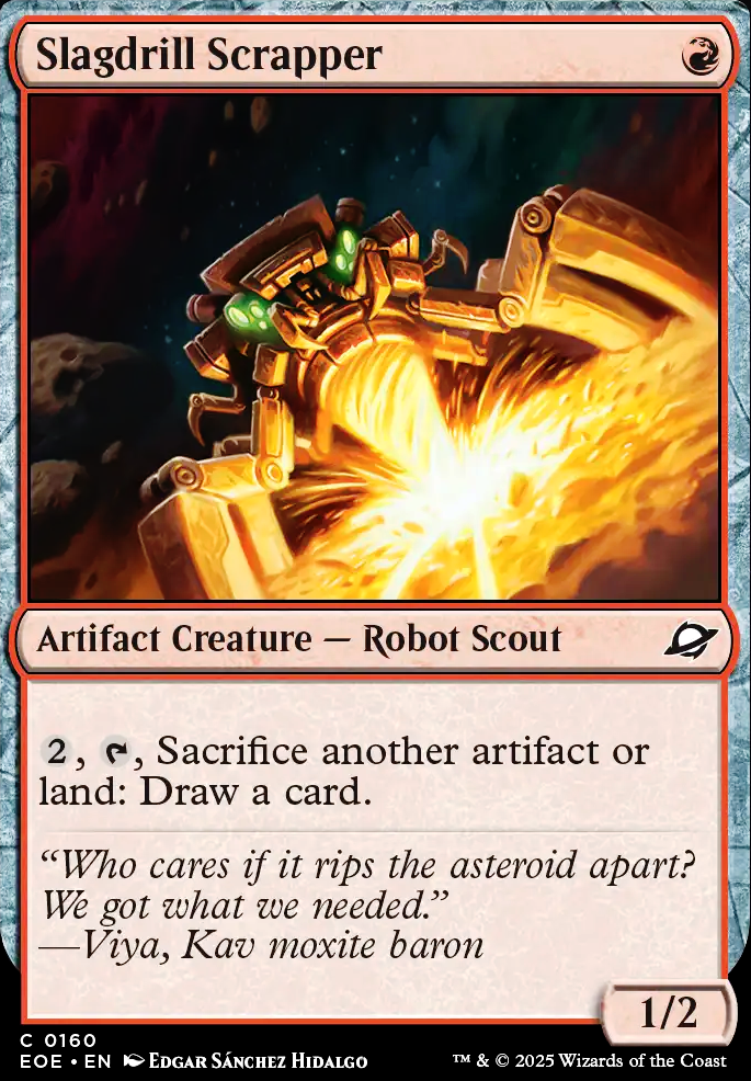 Slagdrill Scrapper