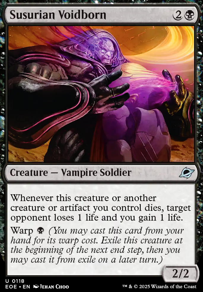 Susurian Voidborn feature for The Warp Bomb