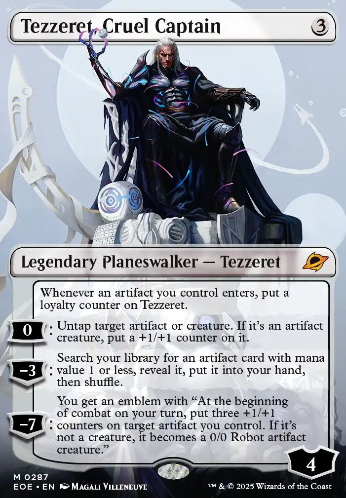 Tezzeret, Cruel Captain feature for Breya, Artifact Cruncher