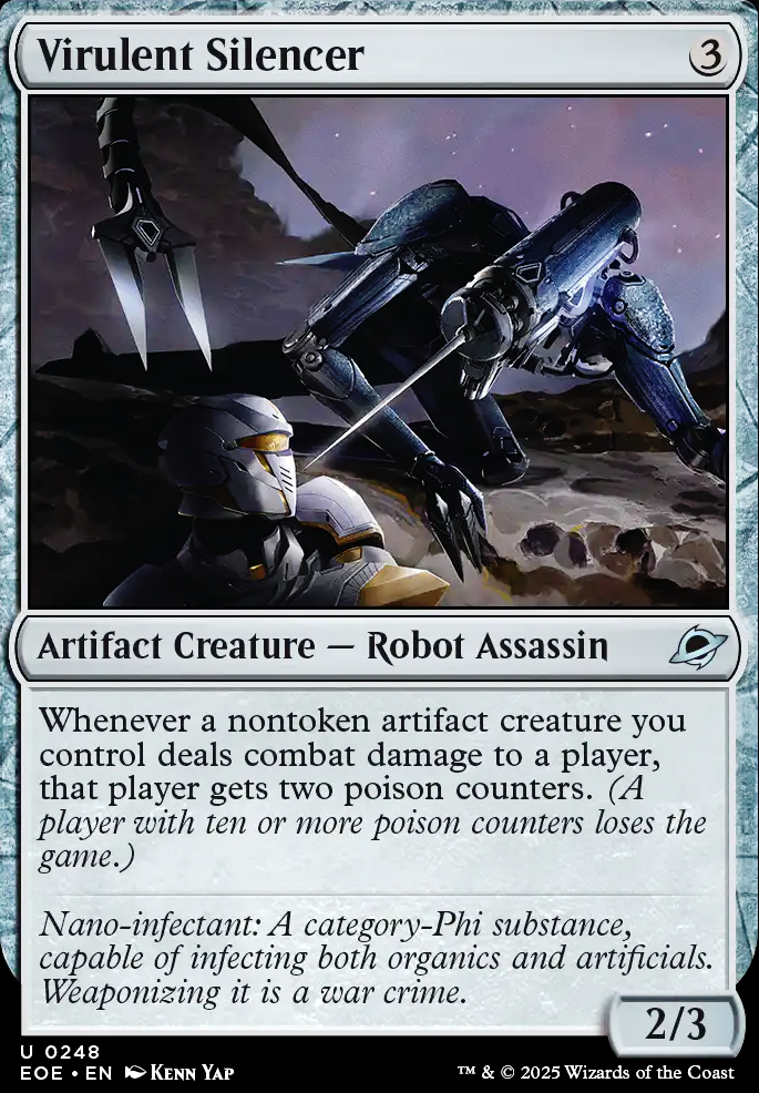 Virulent Silencer feature for Robosexual