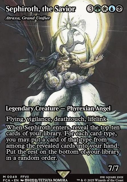 Atraxa, Grand Unifier feature for Descend, Heartless Angel