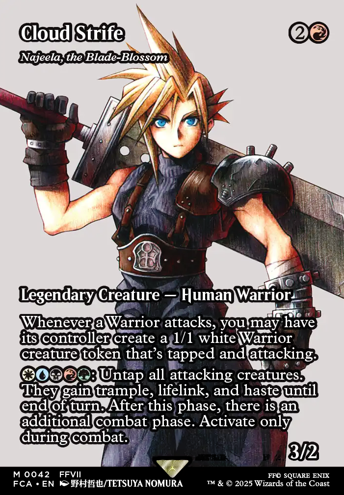Najeela, the Blade-Blossom feature for Dangerous to Go Alone, Take This - Cloud Equipment