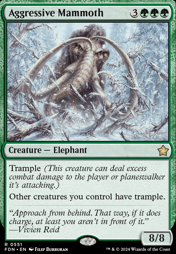 Featured card: Aggressive Mammoth