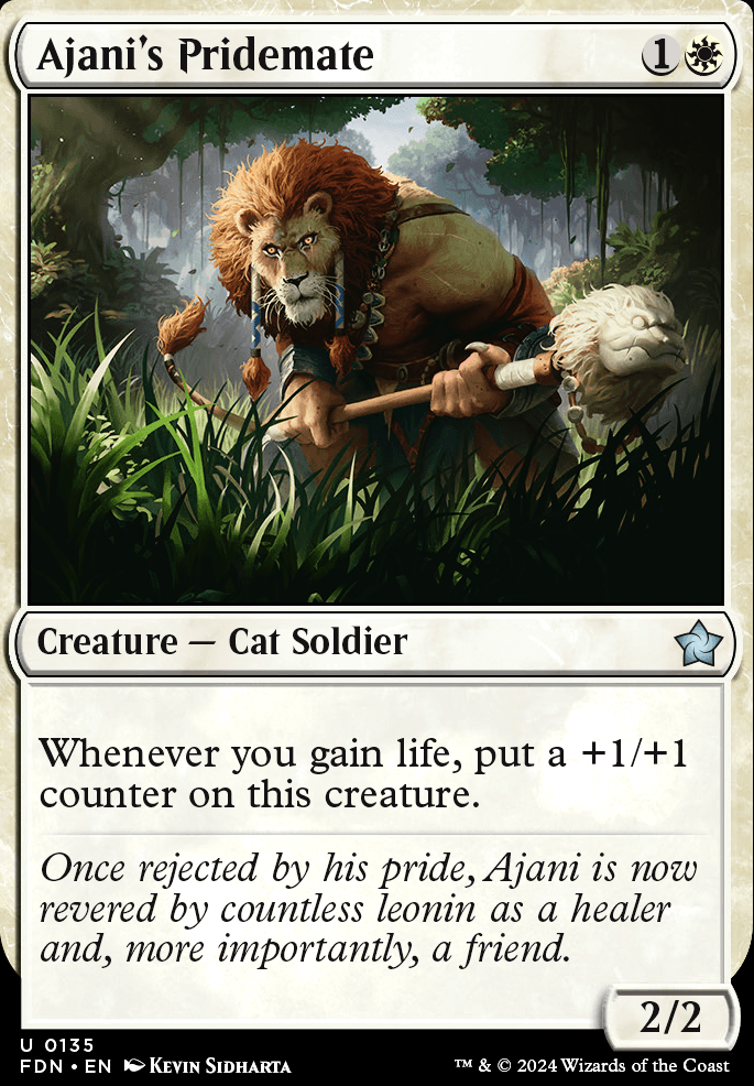 Featured card: Ajani's Pridemate