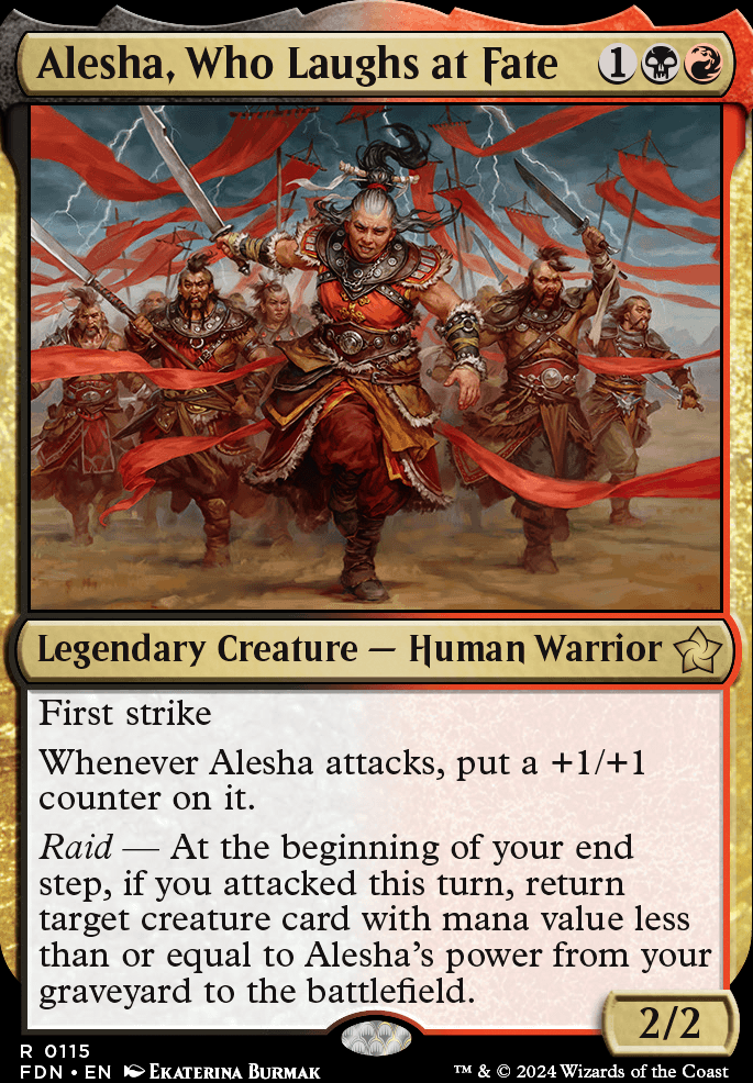 Commander: Alesha, Who Laughs at Fate