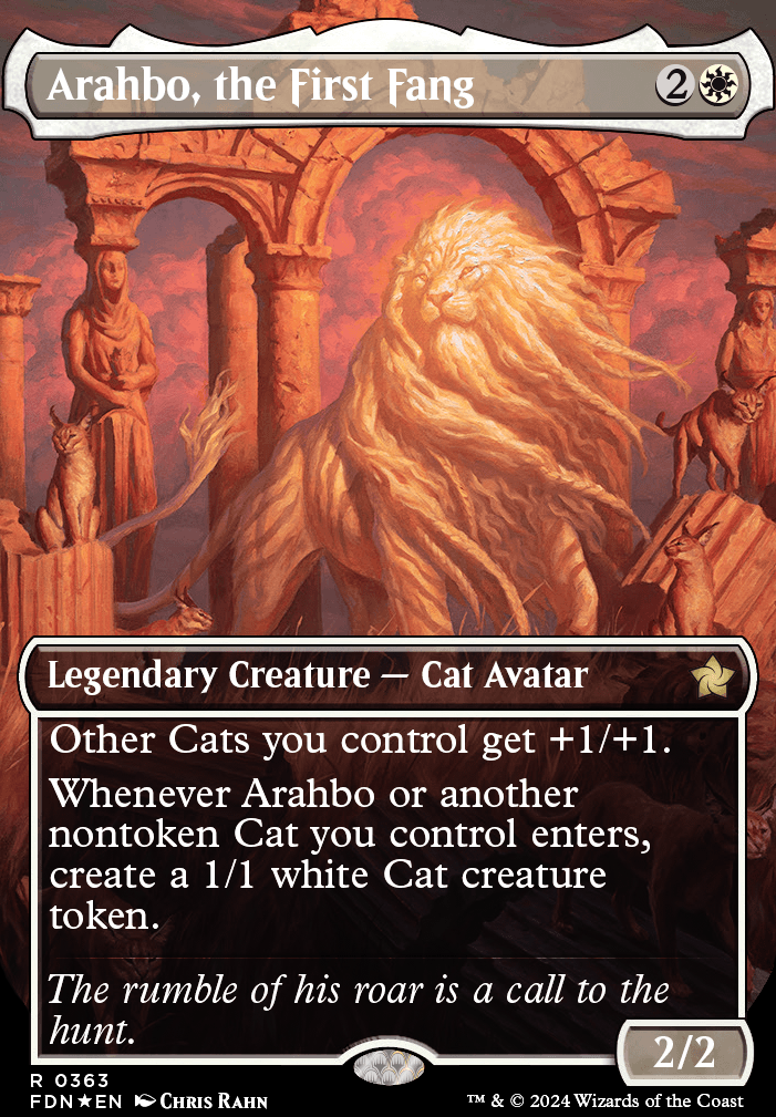 Arahbo, the First Fang feature for Feline Harmony