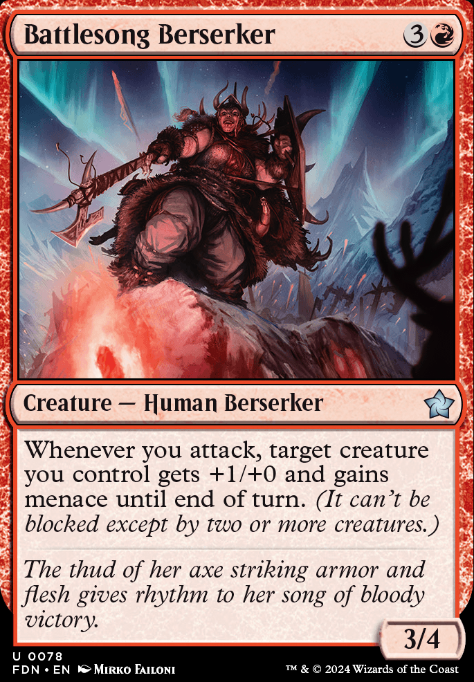 Featured card: Battlesong Berserker