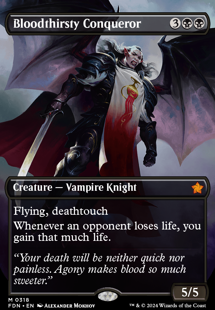 Bloodthirsty Conqueror feature for Eternal Vampires II