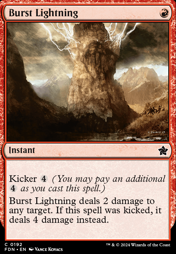 Featured card: Burst Lightning