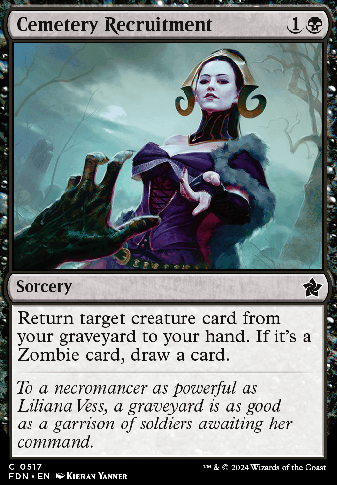 Featured card: Cemetery Recruitment