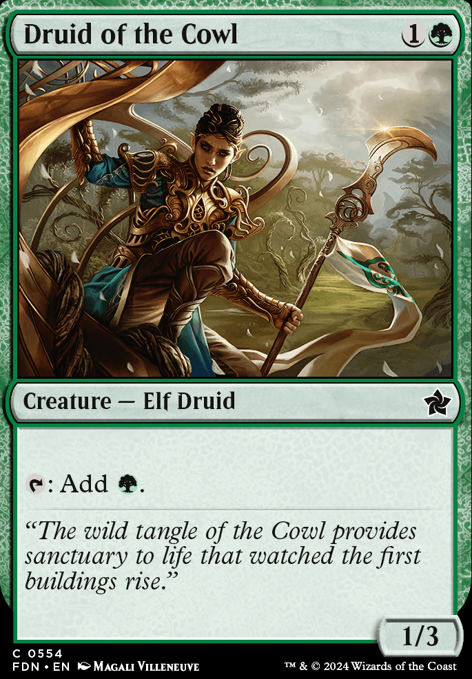 Featured card: Druid of the Cowl