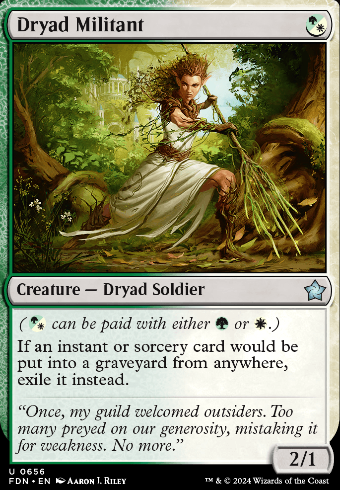 Featured card: Dryad Militant