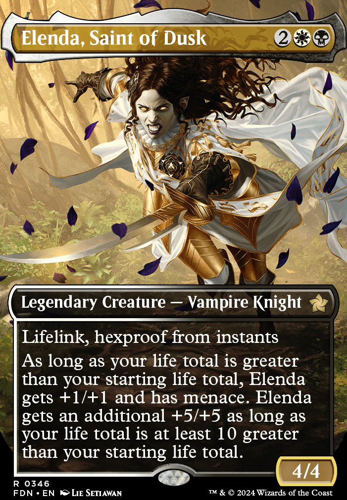 Elenda, Saint of Dusk feature for Elenda's Enigmas