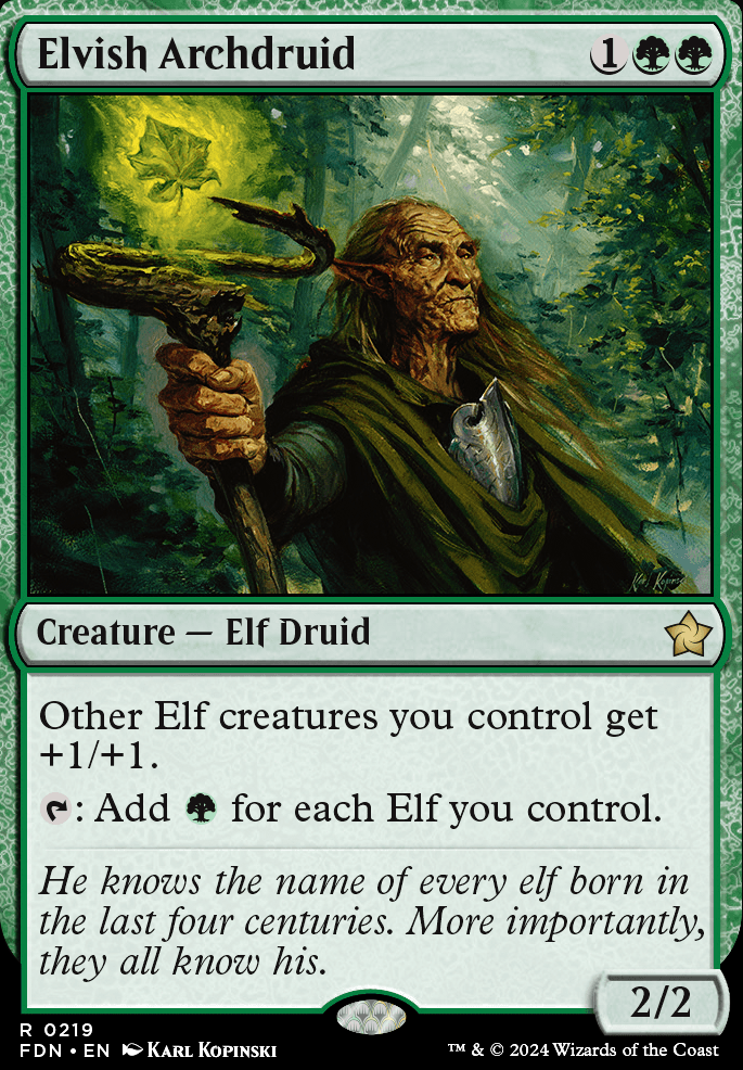 Featured card: Elvish Archdruid