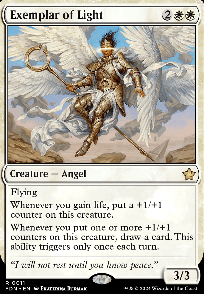 Exemplar of Light feature for Aggro Angel