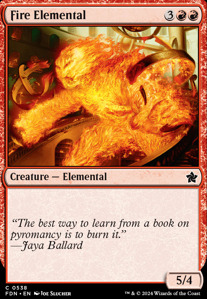 Featured card: Fire Elemental