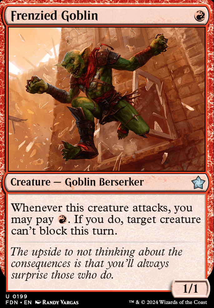 Featured card: Frenzied Goblin