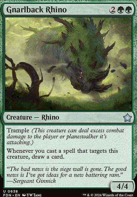 Commander: Gnarlback Rhino