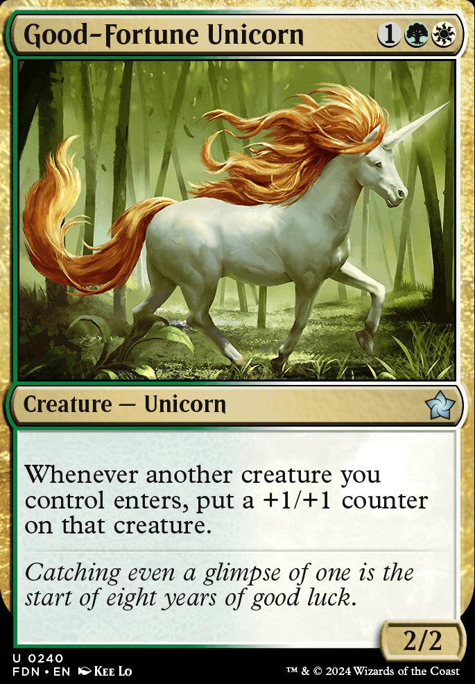 Featured card: Good-Fortune Unicorn