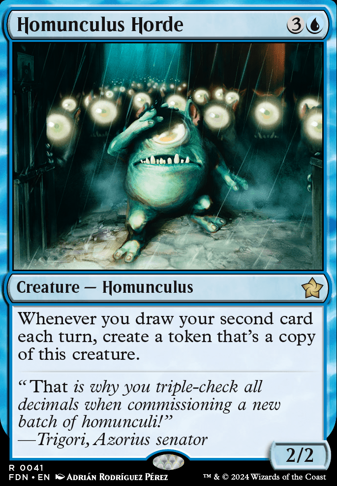 Homunculus Horde feature for I see doub- triple!