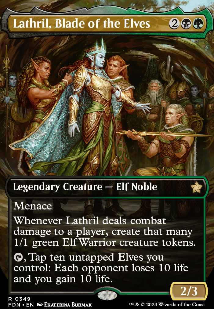 Lathril, Blade of the Elves feature for Lathril has Elf Ballz