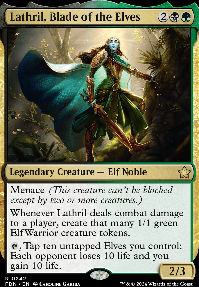 Commander: Lathril, Blade of the Elves