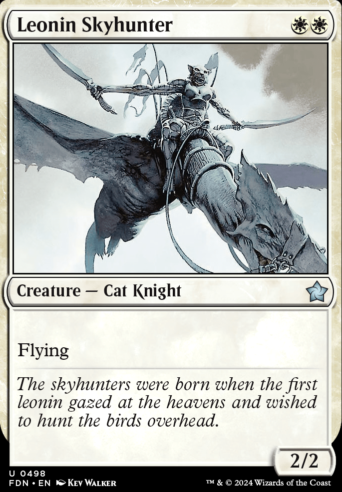 Featured card: Leonin Skyhunter