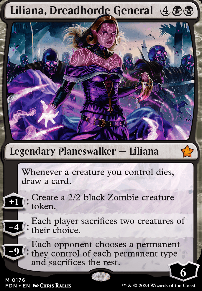 Featured card: Liliana, Dreadhorde General