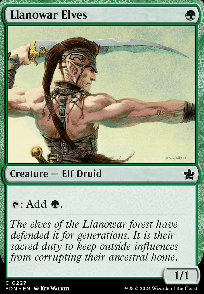 Featured card: Llanowar Elves