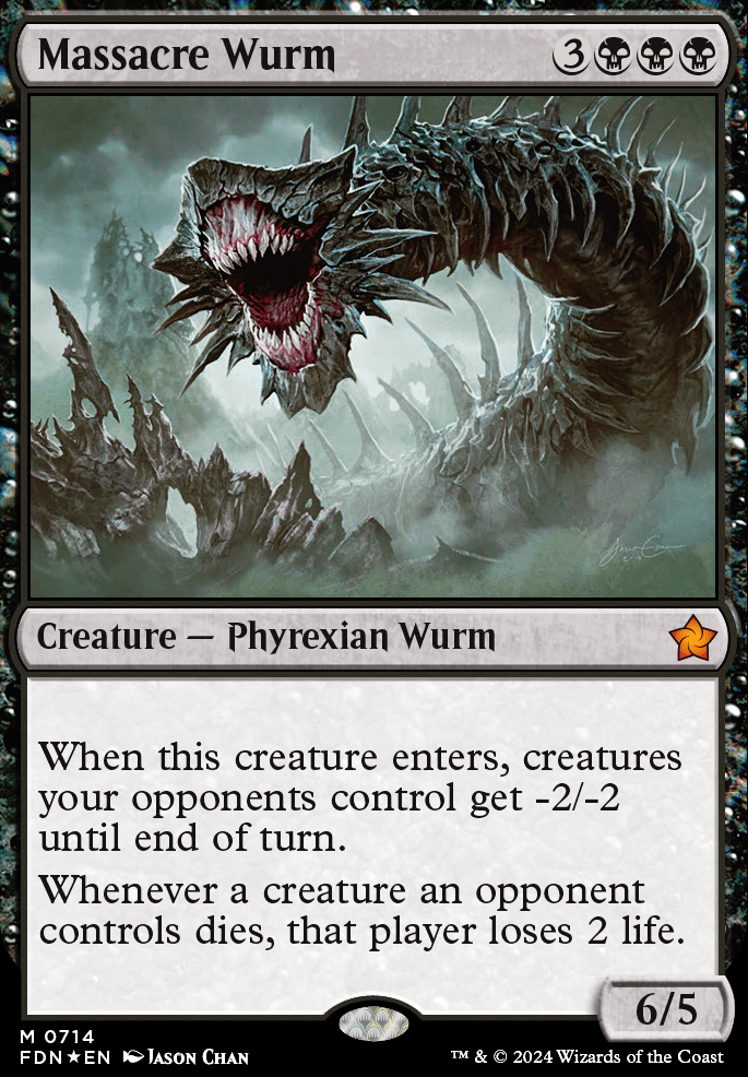 Featured card: Massacre Wurm