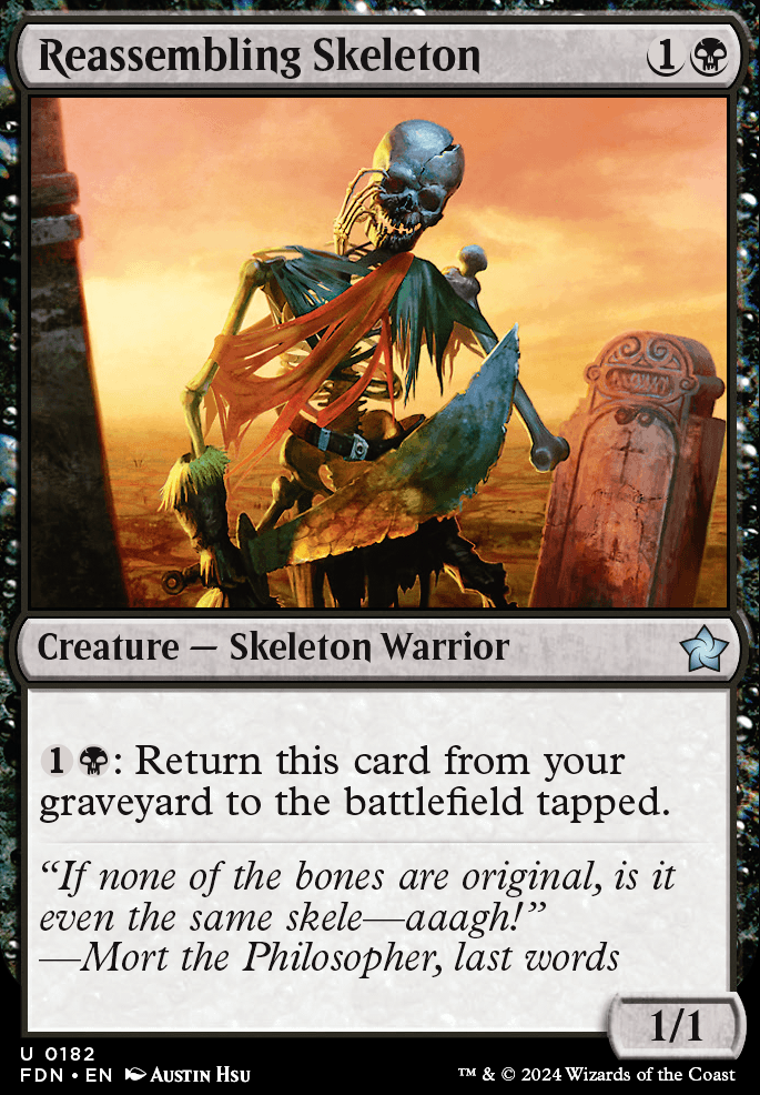 Featured card: Reassembling Skeleton